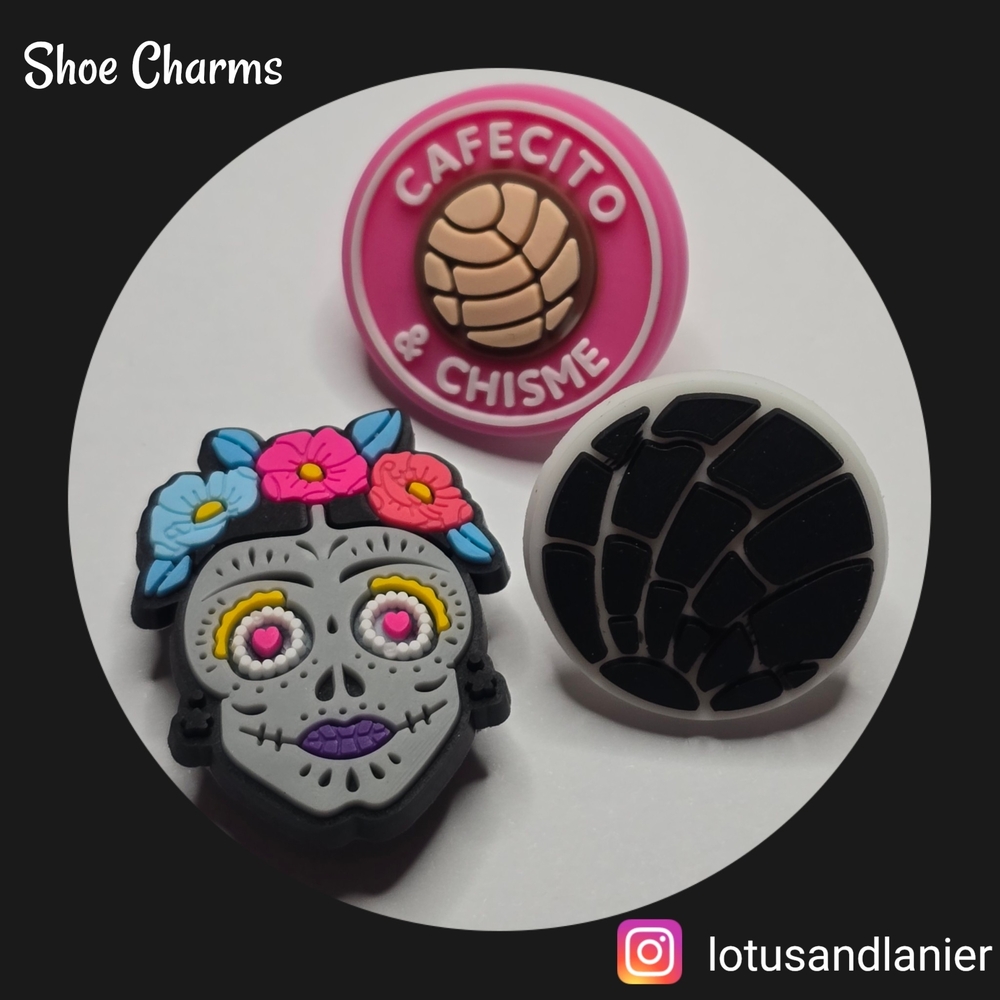 Colorful Shoe Charms Set